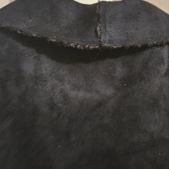 VELVET by Graham&Spencer Faux fur lined  faux suede outer draped jacket. Size S - Picture 13 of 13